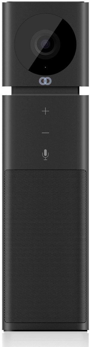 BOOM UNO (BLACK) VERTICAL VIDEOBAR - FULL HD 1080P CAMERA, HD SPEAKERPHONE, MICR