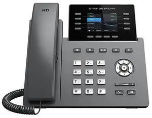 Grandstream 8 Lines, 4 SIP Accounts, 2.8in scrn (color), PoE + GigE, WiFi GRP2624