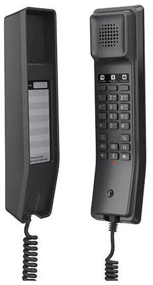 Grandstream Compact Hotel Phone w/ built-in WiFi - Black GHP611W