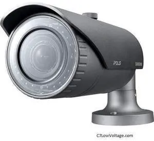 Hanwha Techwin SNO-6084R 2MP Full HD Weatherproof Network IR Bullet Camera, 3~8.5mm (2.8X) Motorized varifocal Lens