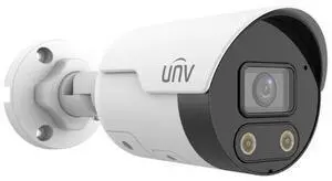 Uniview UNV 8MP LightHunter Mini Bullet(Light&Sound Alarm,Premier Protection,Standard,Wide Dynamic,4.0mm,PoE,Mic,30m IR) IPC2128SB-ADF40KMC-I0