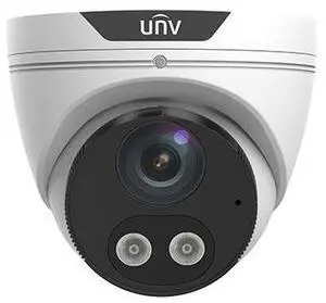 Uniview UNV 4MP Dual Light Fixed Turret, 4.0mm, Built-in Mic & Speaker IPC3614SR3-ADF40KMC-DL