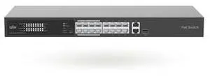 Uniview UNV Ethernet 16 Port PoE Switch NSW2020-16T1GT1GC-POE-IN