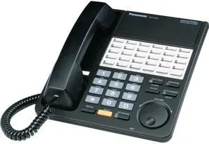 Panasonic KX-T7425-B Black Phone 24 Flexible Button (Refurbished)