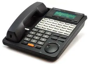 Panasonic KX-T7453 3 LINE Screen Backlit Display SPKR Phone Black (Refurbished)