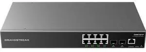 Grandstream Enterprise Layer 2+ Managed  PoE Network Switch, 8 x GigE, 2 x SFP GWN7801P
