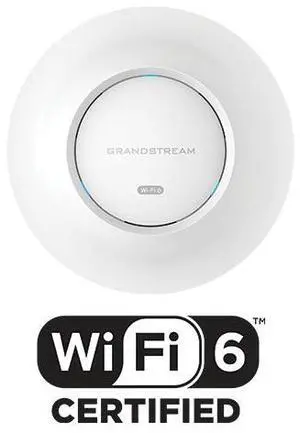Grandstream Hybrid 802.11ax Wi-Fi 6 AP, AX3000, (2x2 2.4 GHz, 3x3 5.0 GHz) GWN7660E New Version