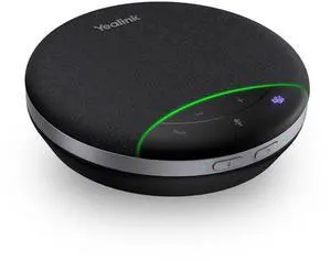 Yealink SP92 Bluetooth Speakerphone USB Conference Speakers and Microphone Teams Certified Full-Duplex Noise Reduction 360 Audio Pickup for Small Meeting Room