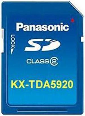 Panasonic Business Systems KX-TDA5920 CTI/Network system application software for TDA50. SD Card that contains software to support Enhanced CTI functions and network DSS/BLF operation. Requires versio