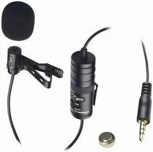 Canon VIXIA HF R700 Camcorder External Microphone$Vidpro XM-L Wired Lavalier microphone - 20' Audio Cable - Transducer type: Electret Condenser