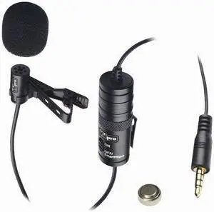 Canon EOS 70D Digital Camera External Microphone$Vidpro XM-L Wired Lavalier microphone - 20' Audio Cable - Transducer type: Electret Condenser