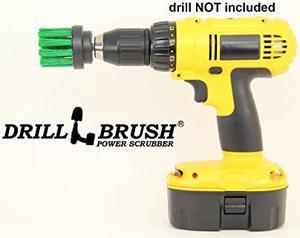 Small Diameter Long Bristle Power Scrub and Cleaning Brush Automotive Home Garage and Boat Cleaning