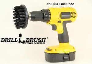 Ultra Stiff Nylon Bristle Professional Grade Scrub Brush for Brick and Concrete
