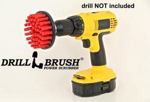 Heavy Duty Stiff Nylon Scrub Brush for Brick Concrete and Stone Cleaning