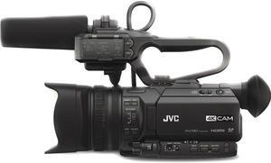 jvc gy-hm150 ultra hd 4k camcorder with hd-sdi basic accessory bundle