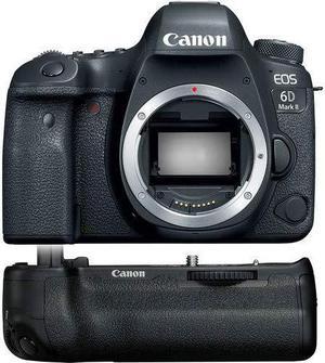 Canon EOS 6D Mark II Wi-Fi Digital SLR Camera Body with BG-E21 Battery Grip