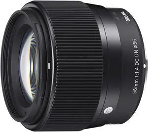 Sigma 56mm for E-Mount (Sony) Fixed Prime Camera Lens, Black (351965)