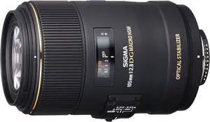 Sigma 105mm F2.8 EX DG OS HSM Macro Lens for Nikon DSLR Camera