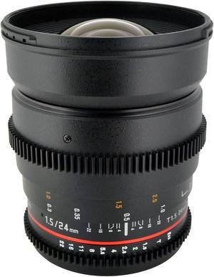 Rokinon 24mm T15 Cine Lens for Nikon