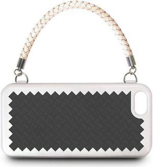 The Joy Factory New York Woven Handbag Case with Handle for for iPhone5/5S, CSD123- 1 Pack - Retail Packaging - Black