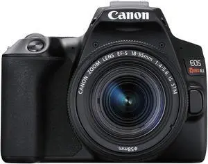 Canon EOS Rebel SL3 24.1MP Digital SLR Camera - Black (with 18-55mm lens)