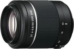 Sony 55-200mm f/4-5.6 SAM DT Telephoto Zoom Lens for Sony Alpha Digital SLR Cameras