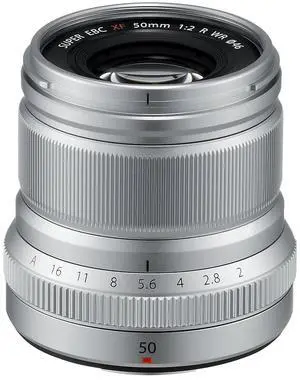 Fujinon XF50mmF2 R WR Lens - Silver