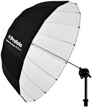 Profoto Deep and Parabolic 33" Umbrella, Small, White #100983