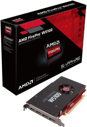 Sapphire Video Card 100-505737 AMD FirePro W5100 4GB DDR5 128Bit PCI-Express 4xDisplayPort