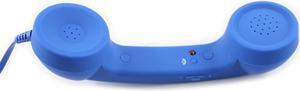 SANOXY Retro Old School Style Handset, Anti Radiation 3.5mm Socket for Mobile Phones, Tablets, Computer (BLUE)