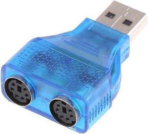 SANOXY USB to Dual PS2 Keyboard Adapter for Keyboard, Mouse