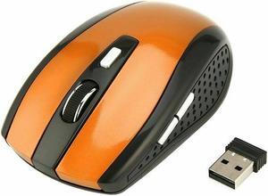 SANOXY 2.4GHz Wireless Optical Mouse Mice & USB Receiver For PC Laptop Computer DPI USA - Orange