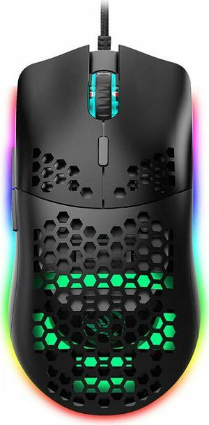 SANOXY 2.4GHz Wireless Optical Gaming Mouse Mice 1600DPDPI with USB Receiver USB Optical Mice Gaming Mouse 7 Color LED Backlit Rechargeable White