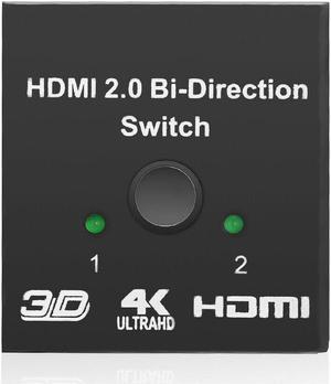 HDMI 2.0 Splitter Bi-Direction Hub HDCP 2x1 1x2 In Out 4K