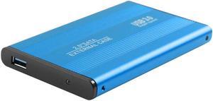 USB 3.0 External 2.5 Inch SATA HDD Enclosure Case Blue