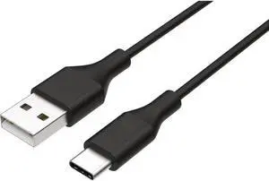 SANOXY USB Type-C to USB-A 2.0 Male Charger Cable, 3 Feet, Black