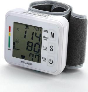 Automatic Digital Wrist Blood Pressure Monitor BP Cuff Machine Home Test Device