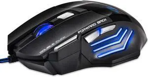 USB Wired 7 keys 3200DPI Led Optical Gaming Mouse