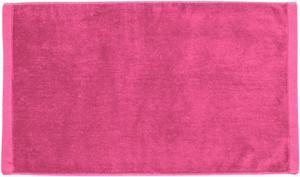 Premium Velour Hand Face Sports Towel 16 inch x26 inch Hot Pink