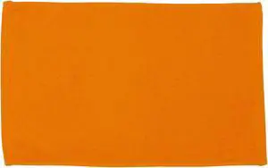 Light Weight Terry 100% cotton Sports Face Towel 11 inch x 18 inch (Orange