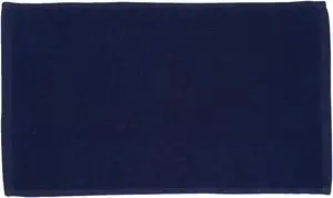 Light Weight Terry 100% cotton Sports Face Towel 11 inch x 18 inch (Navy)