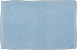Premium Velour Hand Face Sports Towel 16 inch x26 inch Light Blue