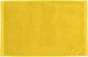 Premium Velour Hand Face Sports Towel 16 inch x26 inch Yellow