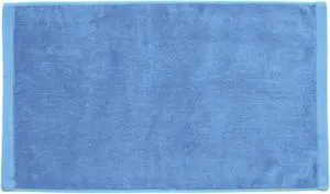 Premium Velour Hand Face Sports Towel 16 inch x26 inch Sky Blue