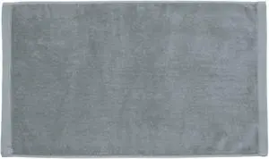 Premium Velour Hand Face Sports Towel 16 inch x26 inch Silver