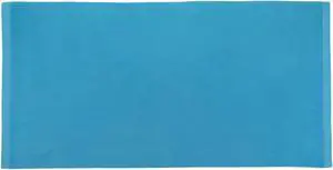 TowelSoft Jumbo Size Terry Dobby Hem Velour Beach TowelVelour Beach Towel 36 inch x 72 inch -Aqua