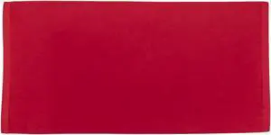 TowelSoft Jumbo Size Terry Dobby Hem Velour Beach Towel Velour Beach Towel 36 inch x 72 inch -Red