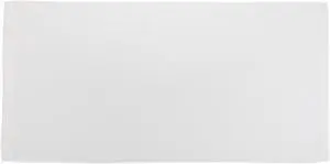 TowelSoft Jumbo Size Terry Dobby Hem Velour Beach Towel Velour Beach Towel 36 inch x 72 inch -White