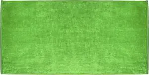 Large Terry Velour 100% Ring Spun Cotton Beach Towel-Lime