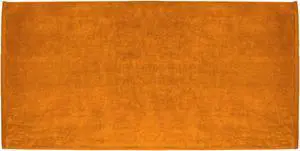 Large Terry Velour 100% Ring Spun Cotton Beach Towel-Orange